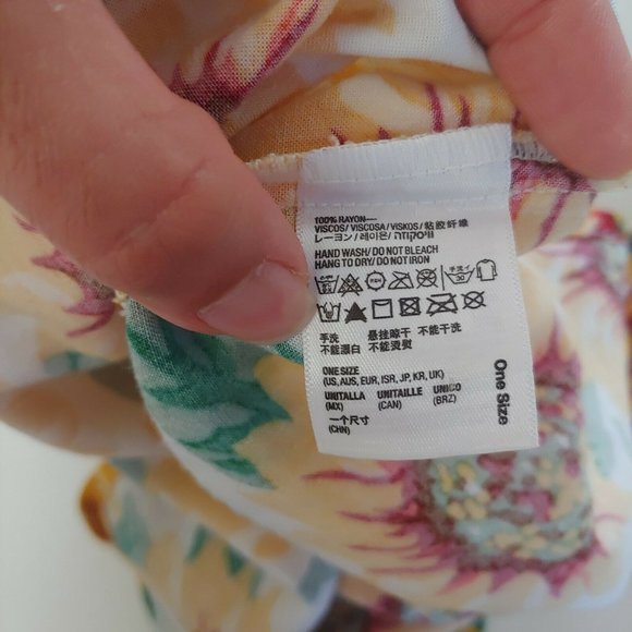 ❤️SOLD❤️Crop Top Women One Size All Over Sunflower Print Cropped Top Shirt - Picture 6 of 7